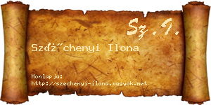 Széchenyi Ilona névjegykártya